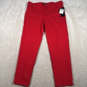 89th And Madison Comfort Waist Tapered‎ Pants Womens Large (FITS 35 X 27.5) NEW